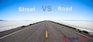 differenza tra street e road