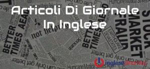 articolo di giornale in inglese