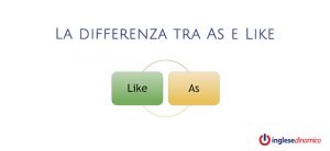 La differenza tra As e Like