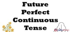 Future perfect continuous