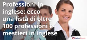 professioni e mestieri in inglese